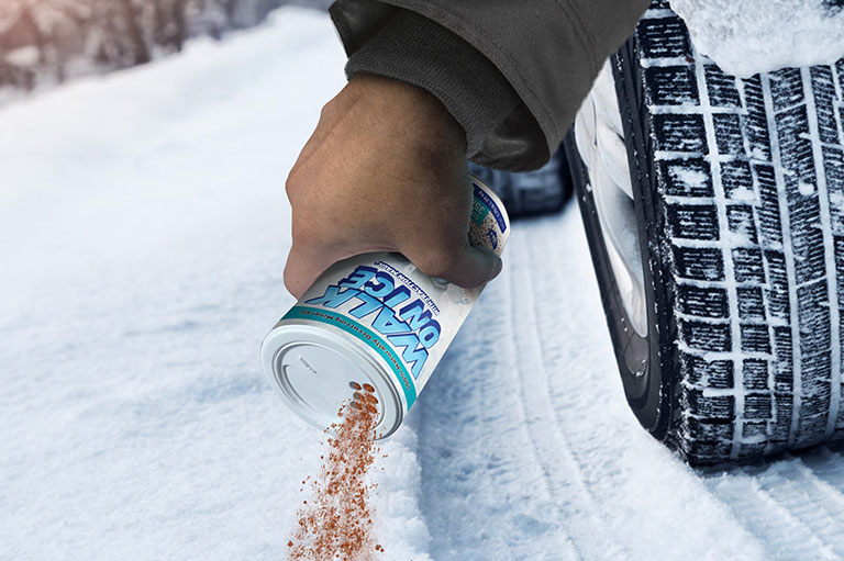Instant Traction On Ice or Snow
