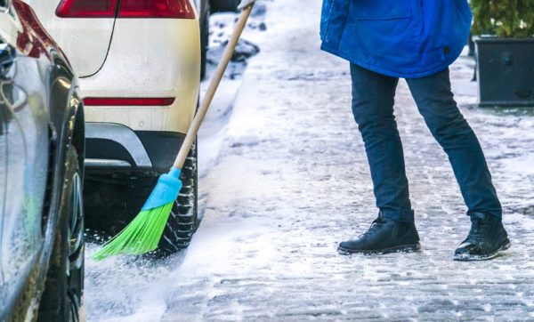 How to Safely Manage Ice on Sidewalk in Commercial Areas?