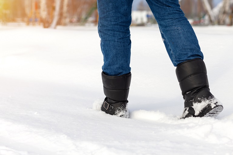 Walking on ice safety tips