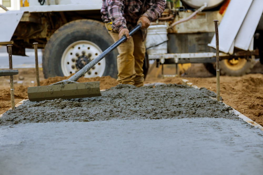 calcium chloride and concrete