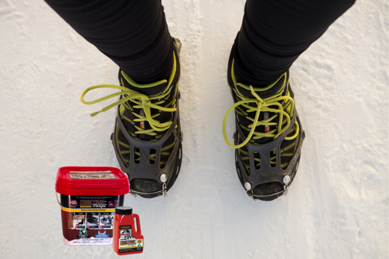 How To Get Traction When You Don't Have Snow Shoes
